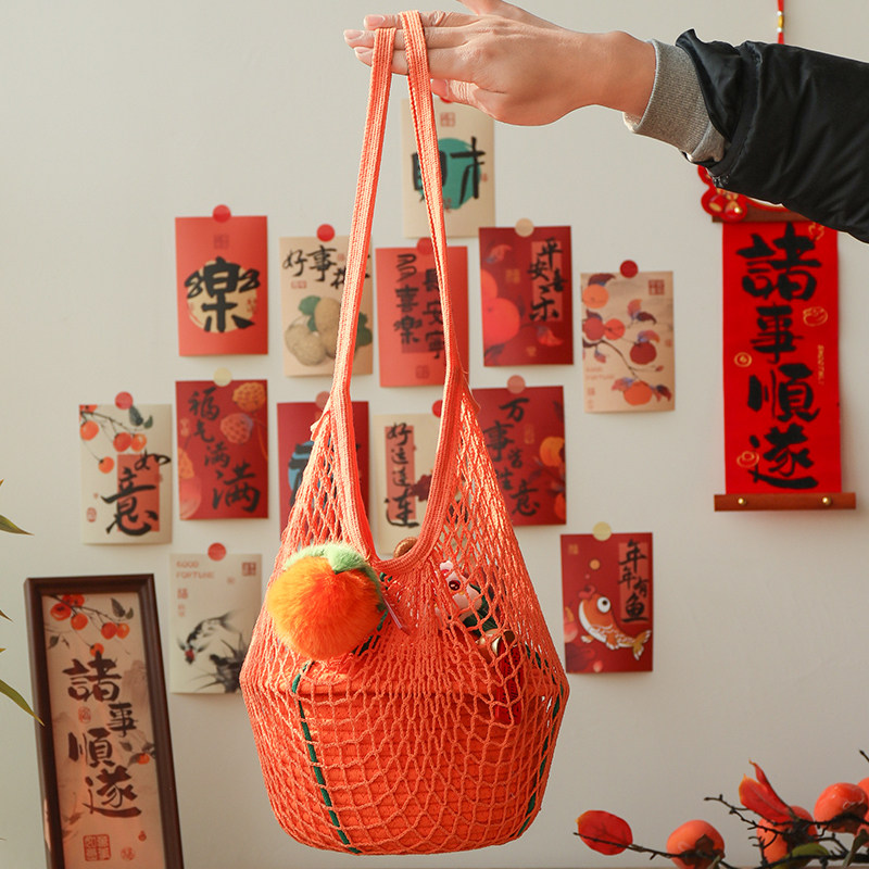 新年礼盒收纳柿柿如意抱抱桶2026马年春节年货礼品盒糖果零食包装,淘宝优惠券,粉丝福利购,淘宝优惠卷