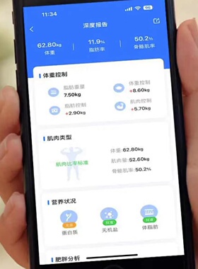 安馨体脂秤蓝牙高精度健身减脂用