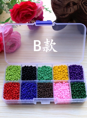 diy瓷珠不易褪色小米珠手工编织