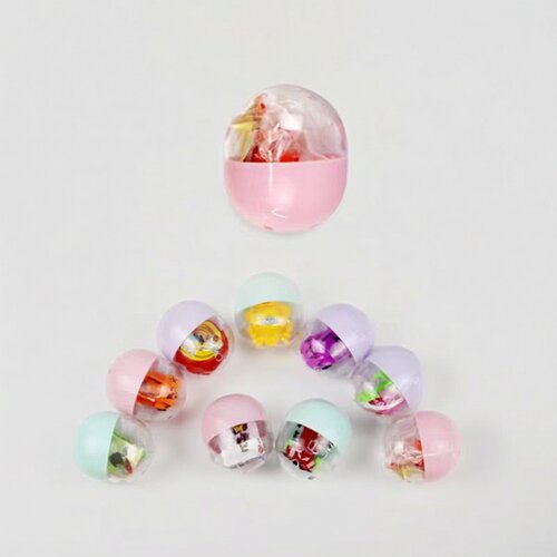 2元椭圆混装扭蛋  48*55MM游戏投币机拍拍乐扭蛋机儿童益智玩具球 - 图3