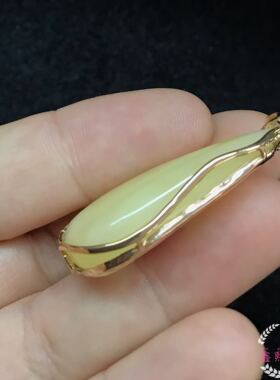 私人随形宝石包边来图吊坠定制