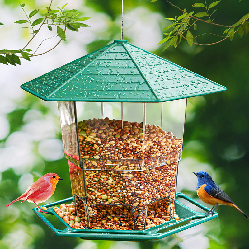 Anti-freeze, sun-proof, rain-proof and bird-seed-proof