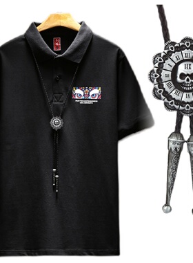 土酷可调节项链男生百搭蜘蛛骷髅