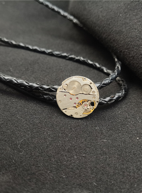 领带暗黑方佑机械潮流金属链男