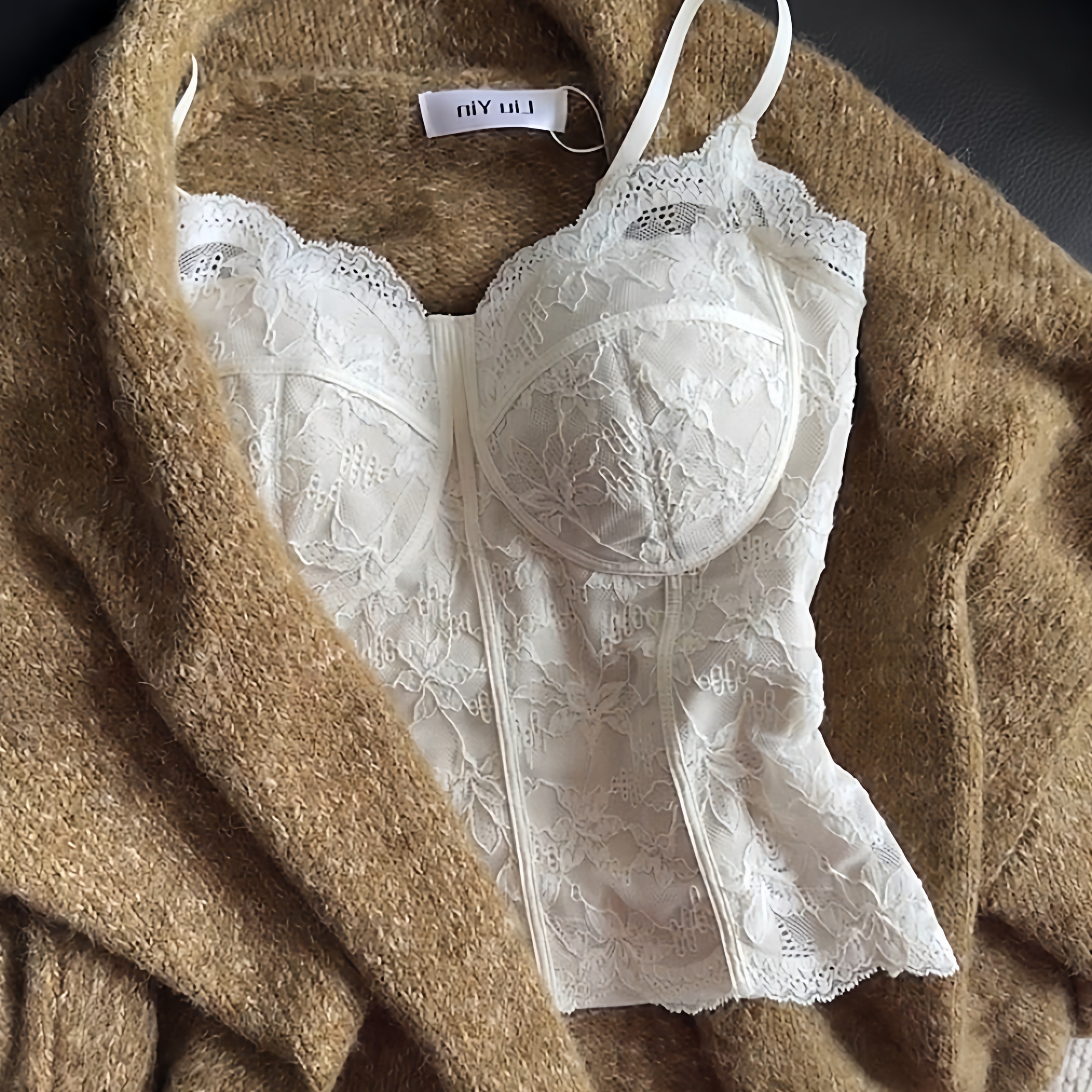 纯欲风蕾丝磨毛保暖带胸垫吊带背心女可外穿修身显瘦内搭打底上衣,淘宝优惠券,粉丝福利购,淘宝优惠卷