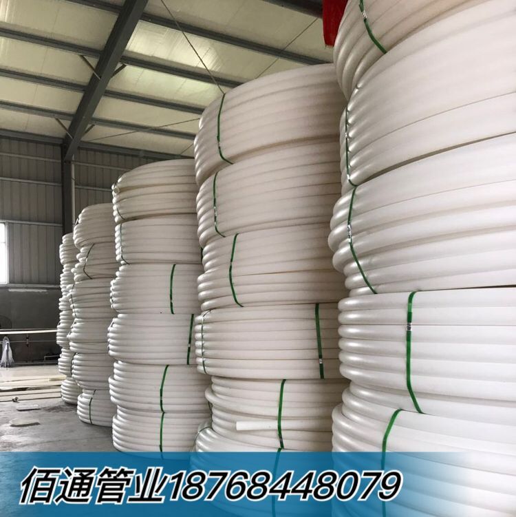 厂家直销PE管 HDPE穿线管 白色PE塑料电力预埋管 25 32 50 - 图0