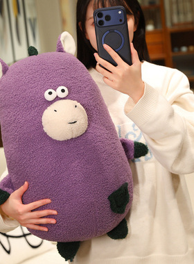 马年小马睡觉抱枕2026新年创意生肖马家居沙发靠枕摆件抱枕玩偶