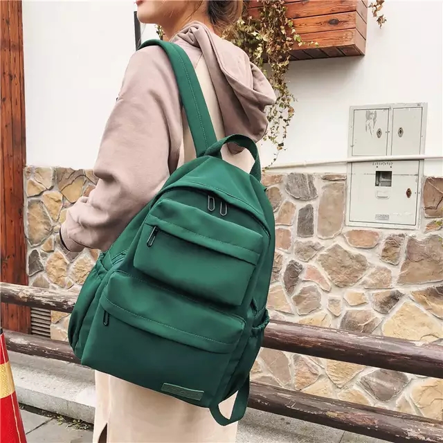 Waterproof Nylon Backpack for Women Travel School Backpacks - 图1