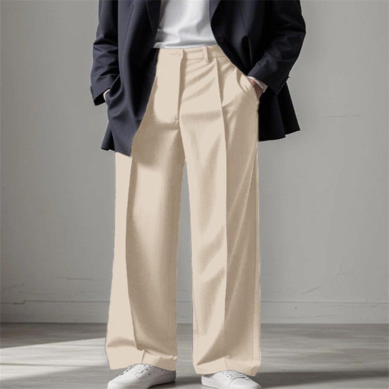 男士正装时尚街头高品质阔腿中腰垂感西装裤,淘宝优惠券,粉丝福利购,淘宝优惠卷