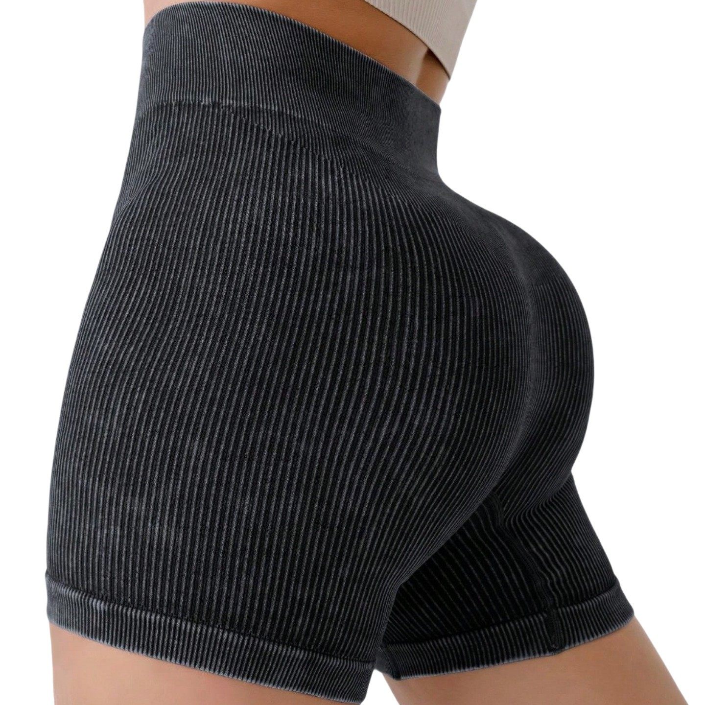 欧版水洗瑜伽裤女夏季高腰提臀速干紧身跑步健身裤螺纹纯色运动裤,淘宝优惠券,粉丝福利购,淘宝优惠卷