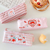 Lace cute cartoon bear inverted trapezoid stationery bag