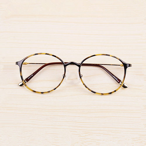 韩国超轻圆框眼镜复古tr90塑钢日本细框眼镜潮女款近视镜时尚架男 - 图2
