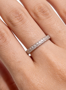 200斤胖妹大码1.5ct单排钻戒指