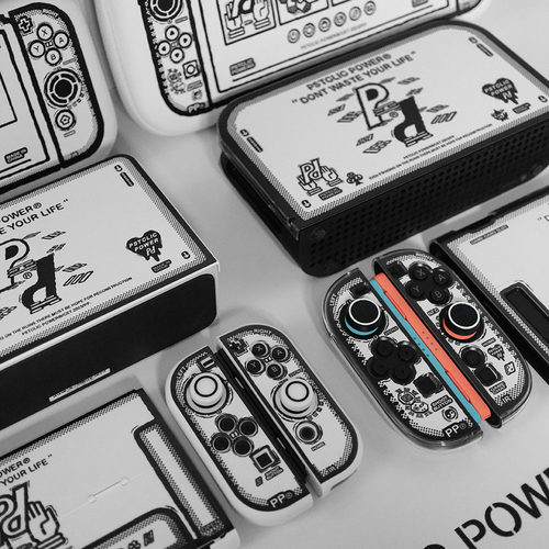 任天堂switch2漫画系列保护壳摇杆帽硬壳保护套分体式保护套配件 - 图1