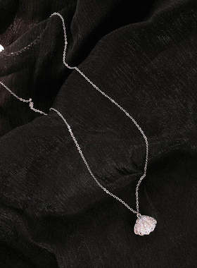 欧美小众高级感百搭贝壳珍珠项链