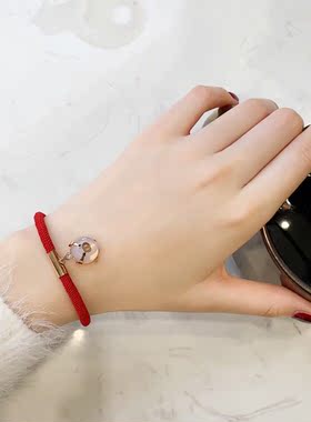 生肖本命年红绳礼品锁骨链