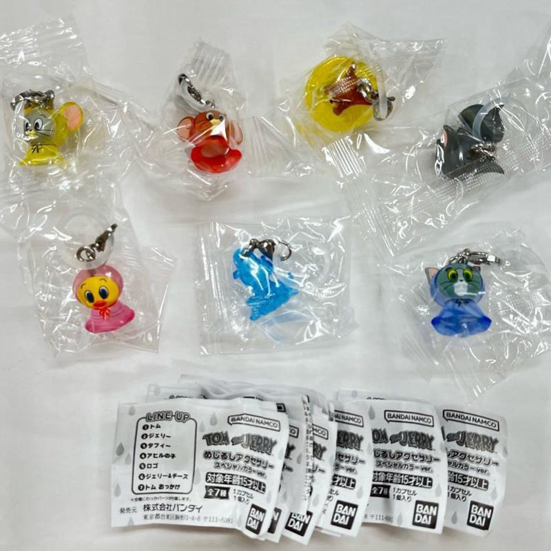 现货日本正版万代 猫和老鼠 汤姆 杰瑞 特别色 标记挂饰 手办扭蛋,淘宝优惠券,粉丝福利购,淘宝优惠卷