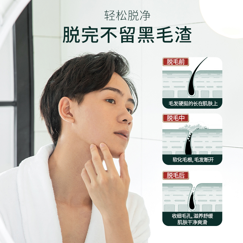 shvyog舒友阁旗舰店脱毛膏胡须脸部胡子唇部唇毛腋下腿毛全身不永久神器男女学生专用0