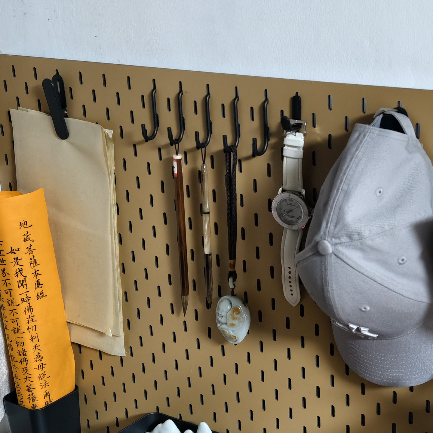 IKEA universal perforated board accessories collection