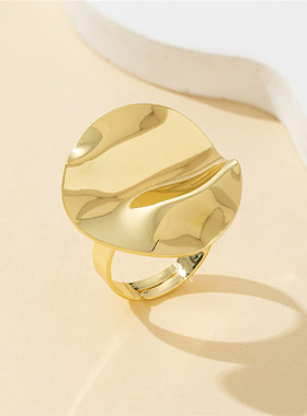 复古冷淡风几何不规则戒指女小众设计简约时尚百搭高级感指环