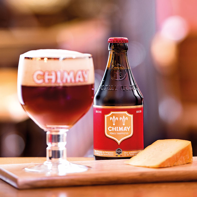 比利时进口啤酒 Trappist Beer Chimay智美红帽啤酒330ml*6瓶-图0