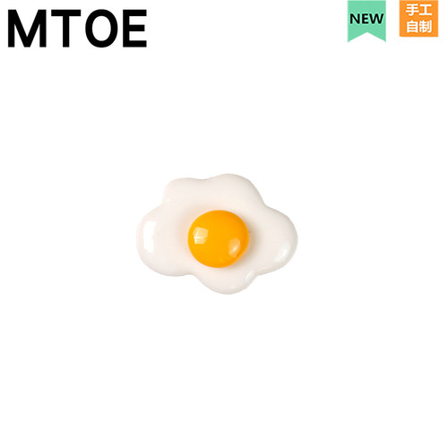 MTOE 面包荷包蛋Crocs洞洞鞋配饰diy鞋扣配件鞋花鞋带扣b2-2 - 图3