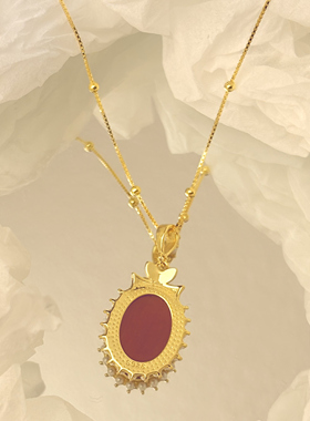 S925纯银德国玛瑙浮雕卡梅奥