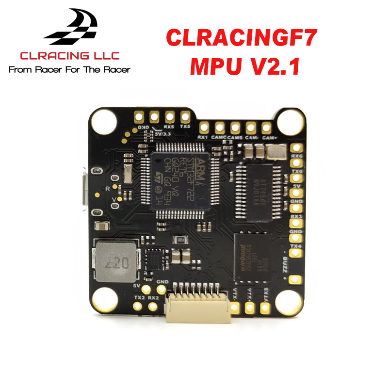 CLRACING FPV竞速穿越机F722飞控 内置OSD 32M flash - 图1