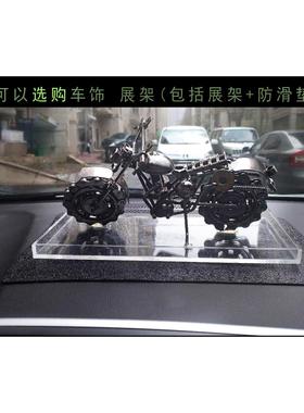 金属机车饰品摆件创意定制男生礼物品手工家居铁艺小工艺品模型