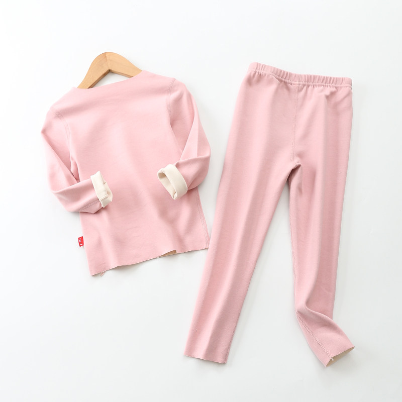 儿童秋冬德绒保暖内衣套装冬季贴身内穿睡衣男童女童宝宝宽松韩版,淘宝优惠券,粉丝福利购,淘宝优惠卷