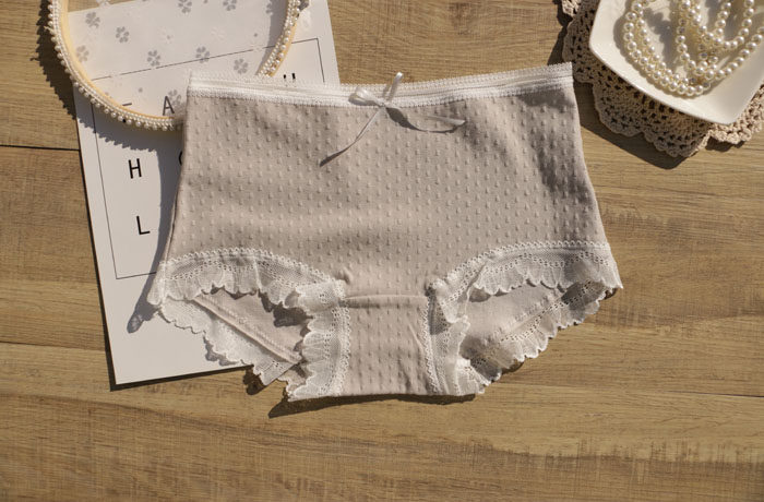 简约纯棉内裤女士复古三角裤日系清新蝴蝶结可爱少女短裤大码透气,淘宝优惠券,粉丝福利购,淘宝优惠卷