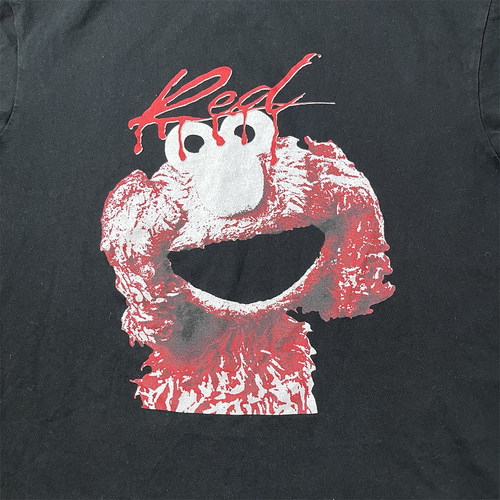 playboi carti whole lotta red elmo t-shirt Tee 联名 T恤 潮 - 图0