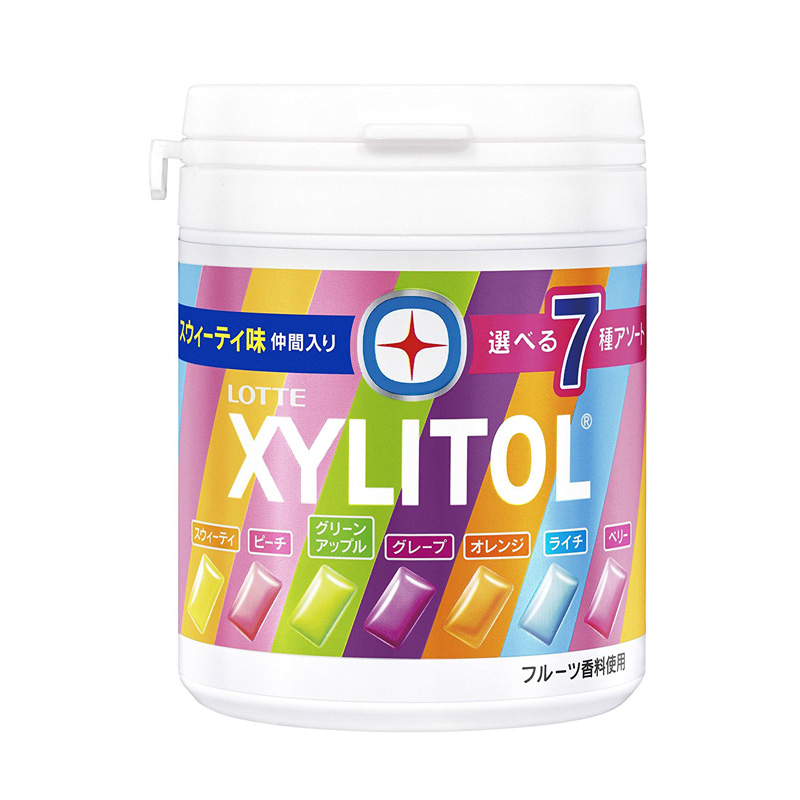 现货 IQ日本直邮乐天LOTTE XYLITOL木糖醇护齿清新薄荷口香糖143g-图3