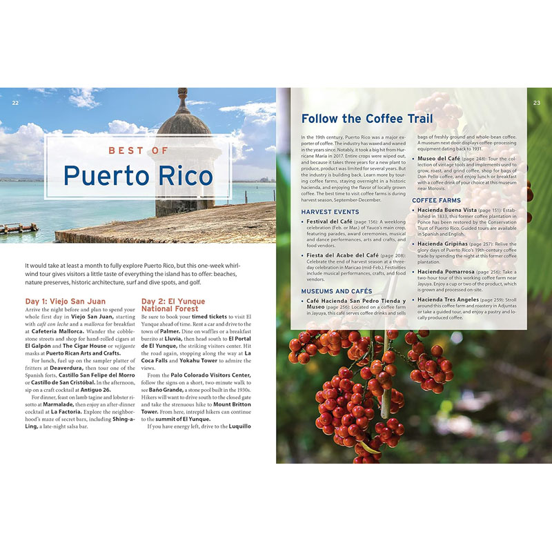 【预售】英文原版Moon Puerto Rico: Best Beaches Outdoor Adventures Local Favorites Hachette Books月亮波多黎各旅行指南书籍 - 图1