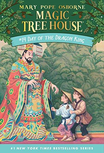 【现货】英文原版 Magic Tree House Day of the Dragon King神奇树屋14古墓惊魂惊悚冒险故事儿童文学书籍-图0