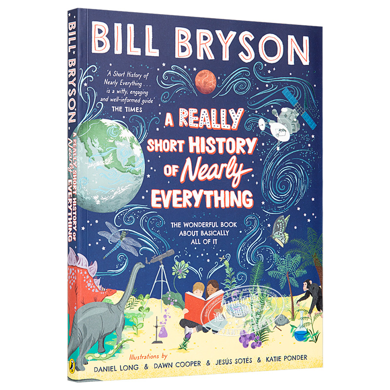 A Really Short History of Nearly Everything 英文原版 比尔 布莱森 万物简史 彩色插图版 Bill Bryson【中商原版】科普读? - 图3