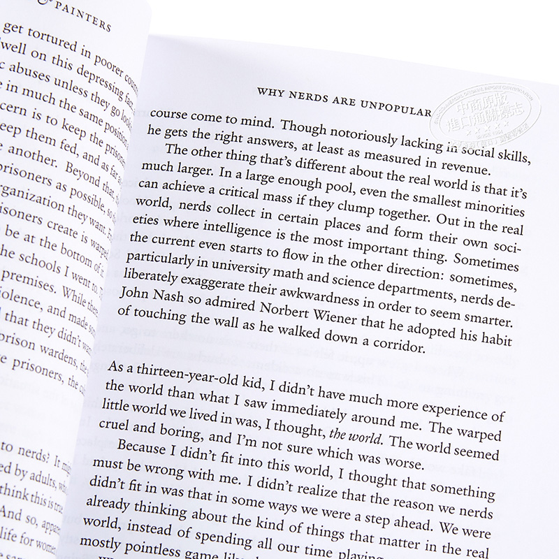 现货黑客与画家英文原版 Hackers Painters Big Ideas from the Computer Age Paul