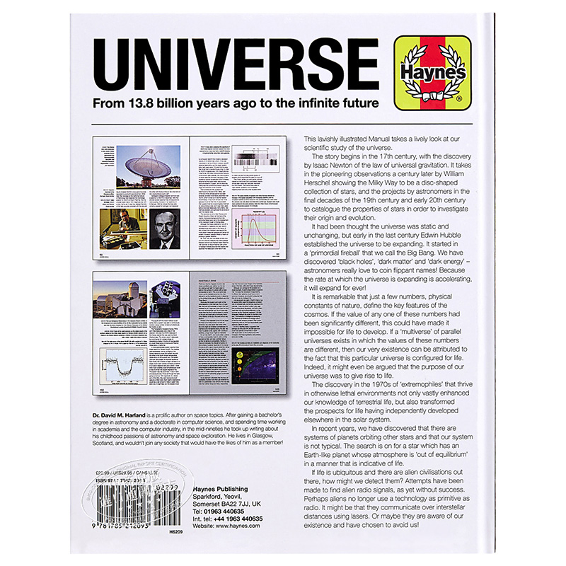 中商原版 宇宙手册英文原版universe Manual Haynes Manuals David M Harland J H Haynes Co Ltd 精装 忆美时尚 中商原版 宇宙手册英文原版universe Manual Haynes Manuals David M Harland J H Haynes Co Ltd 精装 忆美时尚