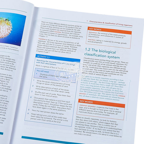 剑桥大学出版NEW Cambridge IGCSE Biology Coursebook with Digital Access (2 years)【中商原版】 - 图2