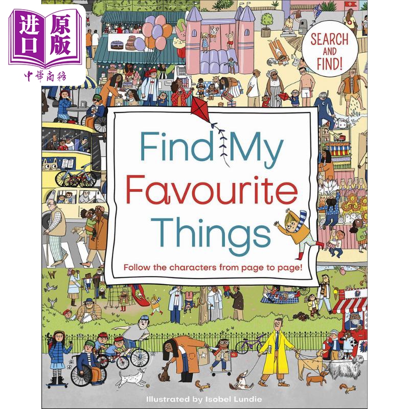 现货 Find My Favourite ThingsDK找出我喜爱的物品 英文原版 进口图书 儿童绘本 认知识物纸板书【中商原版】 - 图0