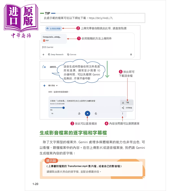 预售 AI 组合技 NotebookLM Gemini Nano Banana Veo 3 影音生成进化版 港台原版【中商原版】 - 图2