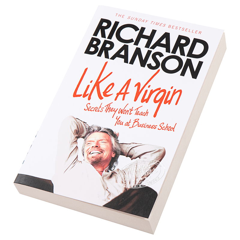 现货像维珍一样英文原版 Like A Virgin维珍创业经理查德布兰森 Richard Branson维珍集团创始人宛如处女-图1