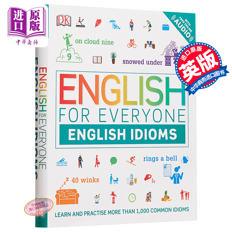 现货 【中商原版】人人学英语：习语 英文原版 英语学习书籍 English for Everyone English Idioms DK - 图0