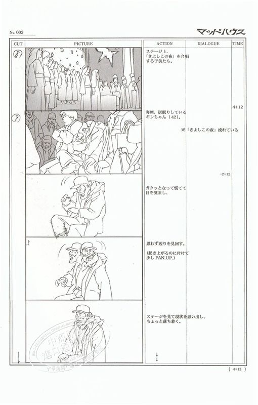 现货【中商原版】今敏分镜集东京教父日文原版今敏絵コンテ集東京ゴッドファーザーズ-图0