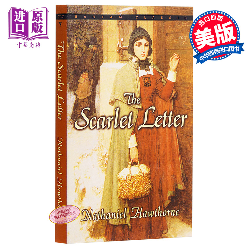 现货 Bantam Classics: The Scarlet Letter红字英文原版小说英文版霍桑英语读物我的心灵藏书馆外国读物经典小说名著-图0