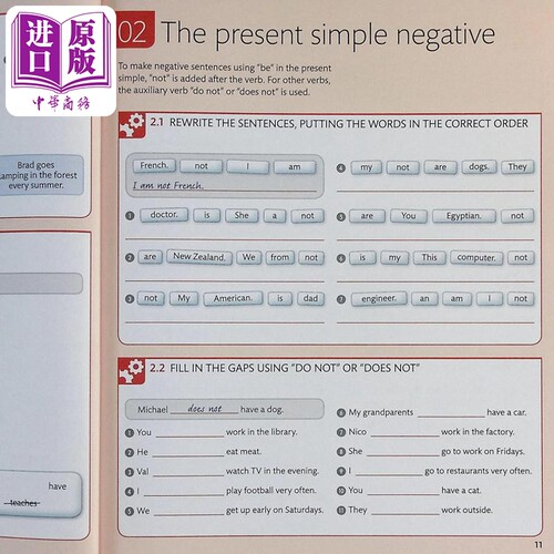 人人学英语语法练习册 英文原版 DK-English for Everyone English Grammar Guide Practice Book 英语学习【中商原版】 - 图1