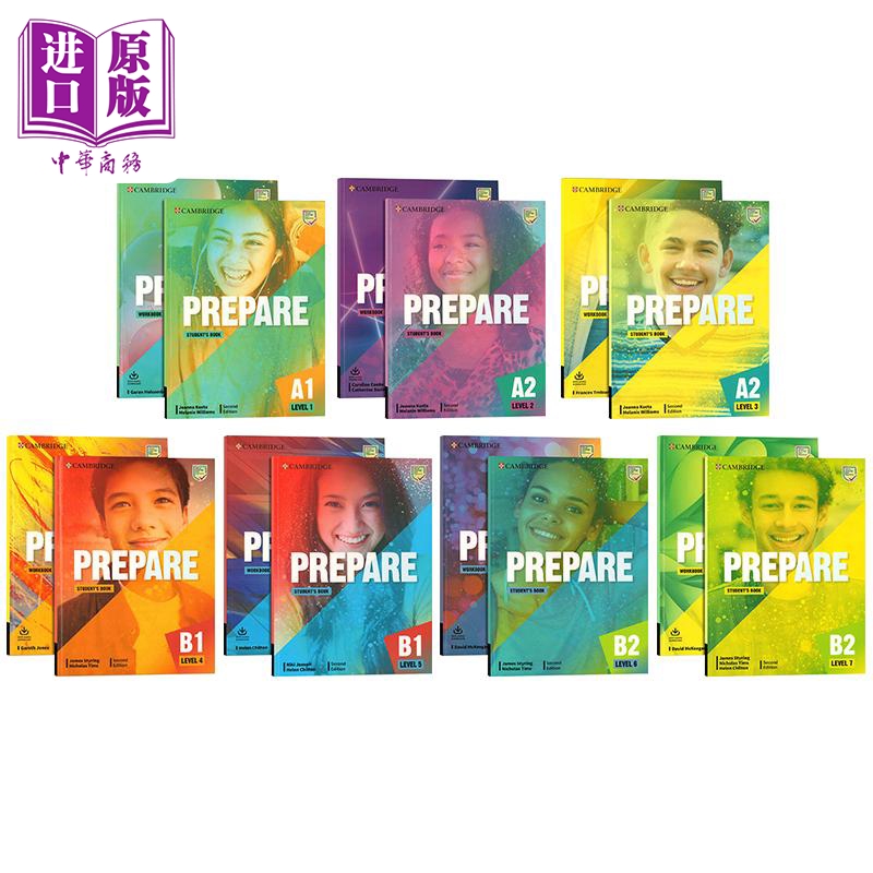 原版新版进口剑桥Prepare 1 2 3 4 5 6 7 8 9级考试教材KET备考用书小学初中高中中学少儿英语考级 PET FCE 2020考纲【中商原 - 图2