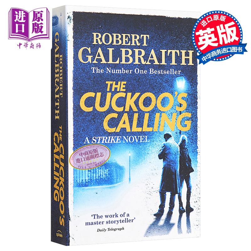 神探斯特莱克1布谷鸟的呼唤英文原版 The Cuckoo s Calling Cormoran Strike Robert Galbraith JK罗琳 Rowling【中商原版-图0