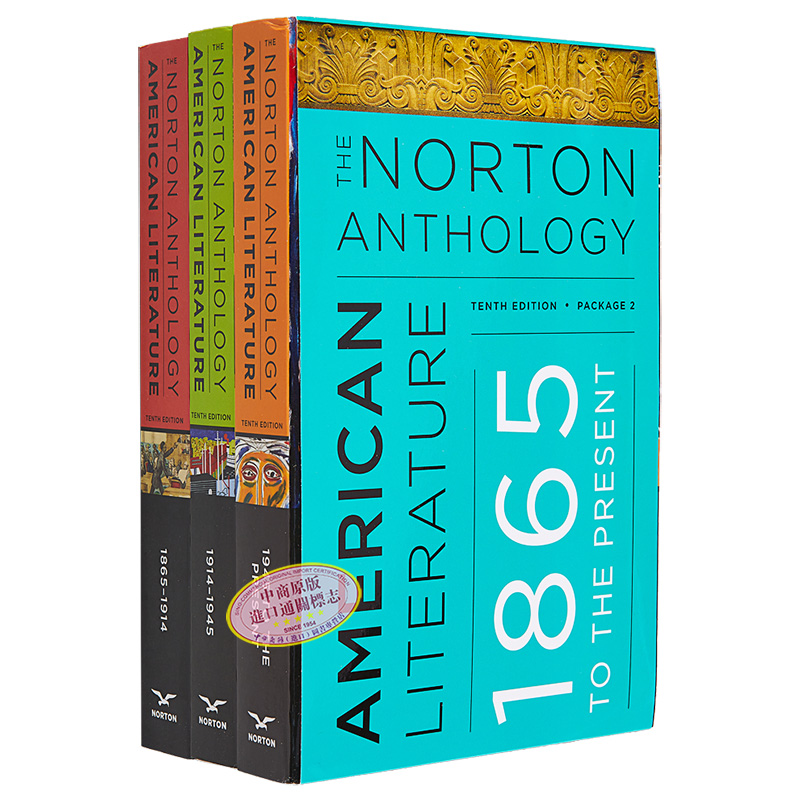 现货 诺顿美国文学3册第10版 The Norton Anthology of American Literature 英文原版 Michael A Elliott【中商原版】 - 图3