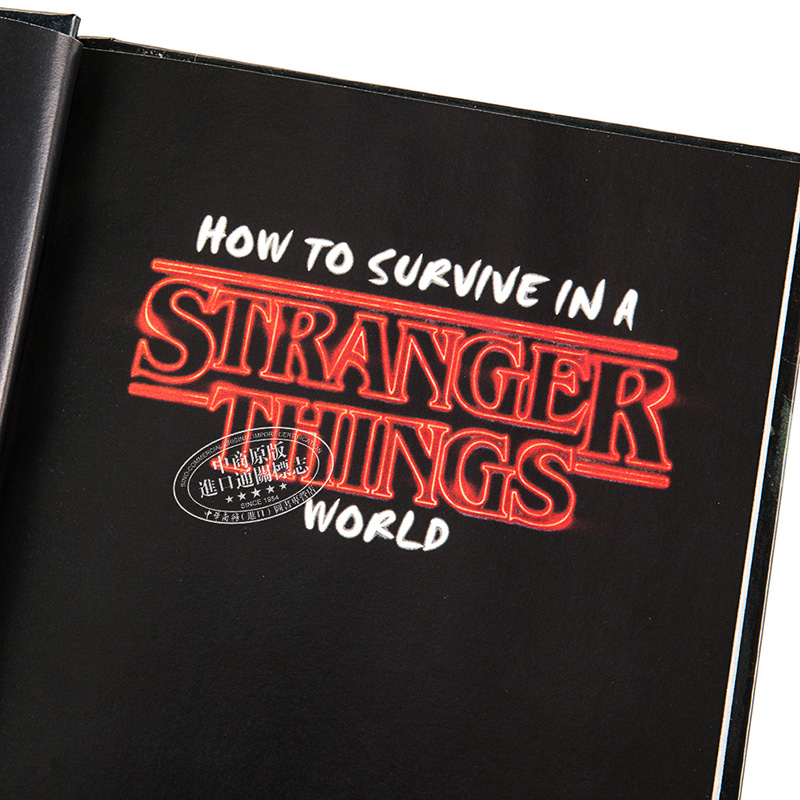 现货怪奇物语生存指南精装英文原版 How to Survive in a Stranger Things World可搭怪奇物语设定集立体书【中商原版】-图3